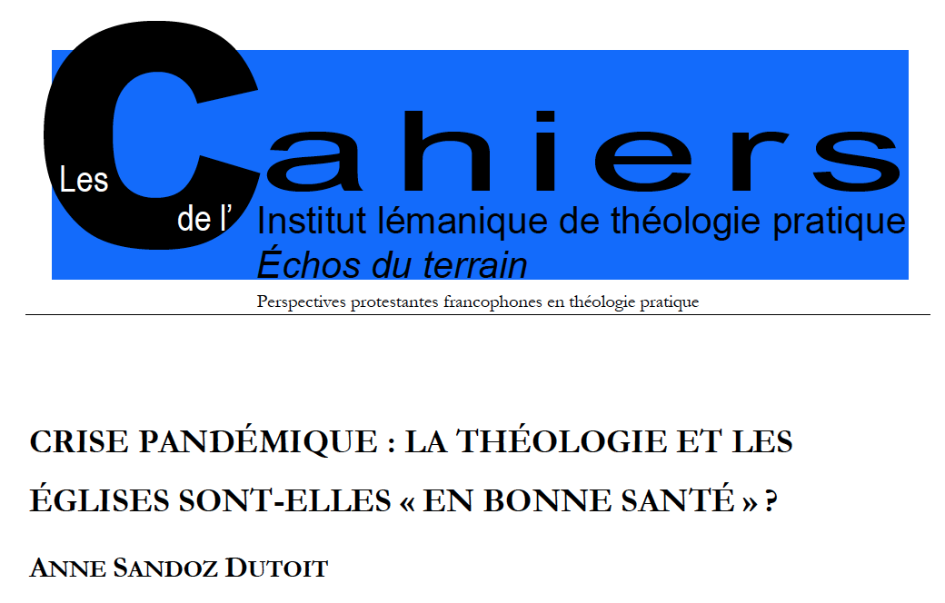 Cahiers ILTP - Anne Sandoz Dutoit - Février 2022